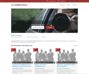 Guidedetectives.fr(Détectives) Screenshot