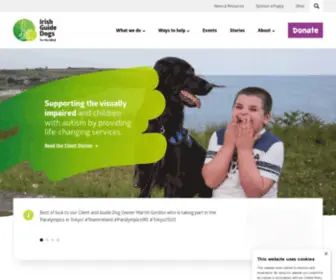 Guidedogs.ie(Irish Guide Dogs) Screenshot