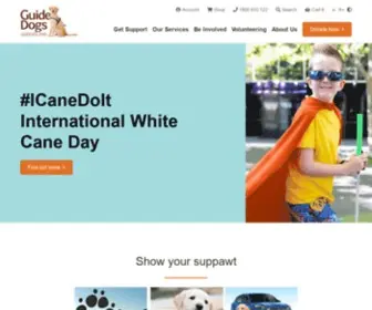 GuidedogsqLD.com.au(Guide Dogs Queensland) Screenshot