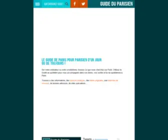 Guideduparisien.fr(Guide du Parisien) Screenshot