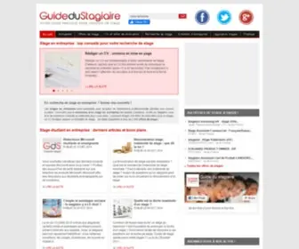 Guidedustagiaire.fr(Tous les conseils pour trouver votre stage en entreprise) Screenshot