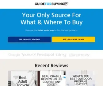 Guideforbuying.com(Buying Guide and Product Reviews) Screenshot