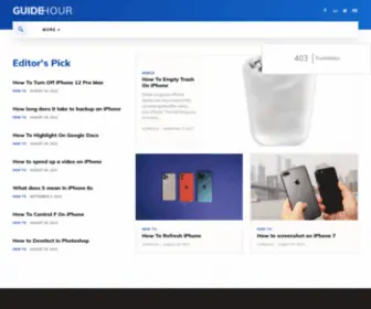 Guidehour.com(Guidehour) Screenshot