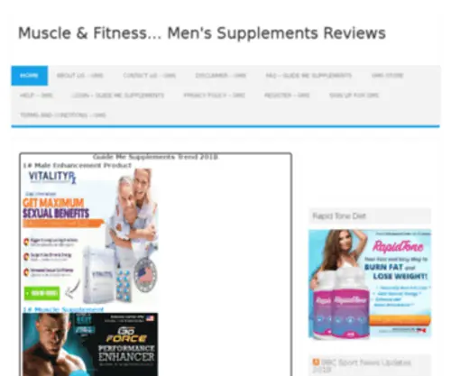 Guidemesupplements.com(Muscle & Fitness) Screenshot