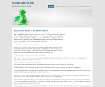 Guidemeto.co.uk(Guide me to UK) Screenshot