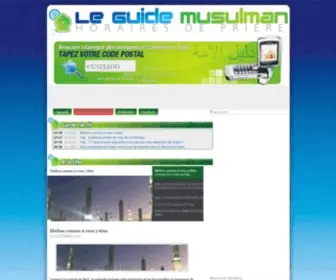 Guidemusulman.com(Horaires de prières) Screenshot
