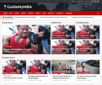 Guidemymba.com(Guide My MBA) Screenshot