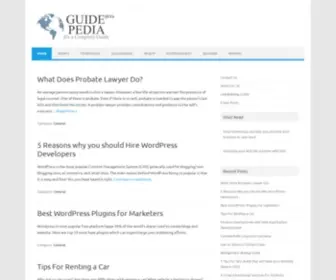 Guidepedia.info(Get Free Blogger Templates and SEO and Blogging Tips and Tricks) Screenshot