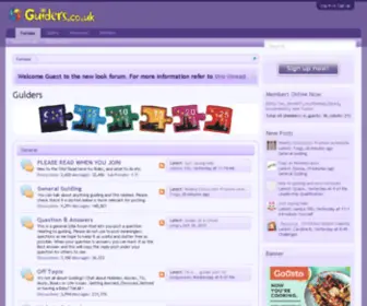 Guiders.co.uk(Girlguiding) Screenshot