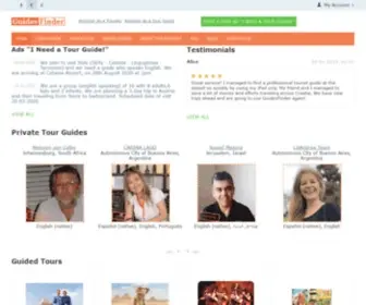 Guidesfinder.com(If you need a tour guide) Screenshot