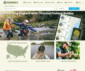 Guidesly.com(Connecting Anglers with Trusted Fishing Guides) Screenshot