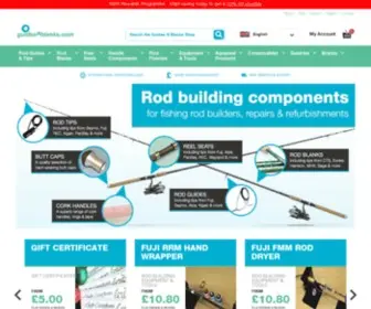 Guidesnblanks.com(Rod building components for fishing rod builders) Screenshot