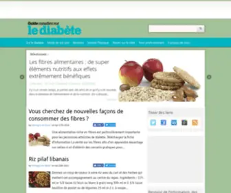 Guidesurlediabete.com(Les soins du diabète) Screenshot