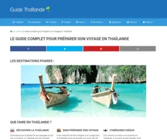 Guidethailande.fr(Guide Thaïlande) Screenshot