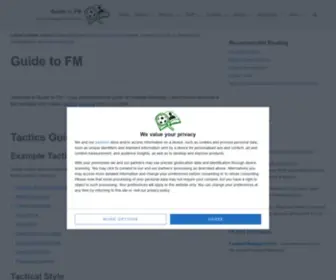 Guidetofootballmanager.com(Guide to FM) Screenshot