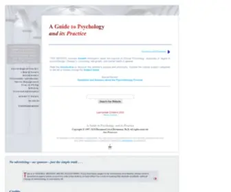 Guidetopsychology.com(Consumer information about Clinical Psychology) Screenshot