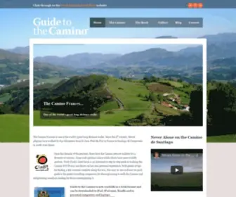 Guidetothecamino.com(Guide to the Camino by Trish Clarke) Screenshot