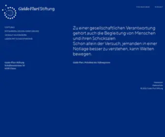 Guido-Fluri-Stiftung.ch(Guido Fluri Stiftung) Screenshot