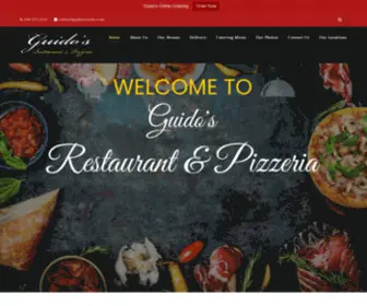 Guidosonwiles.com(Guido's Restaurant & Pizzeria) Screenshot