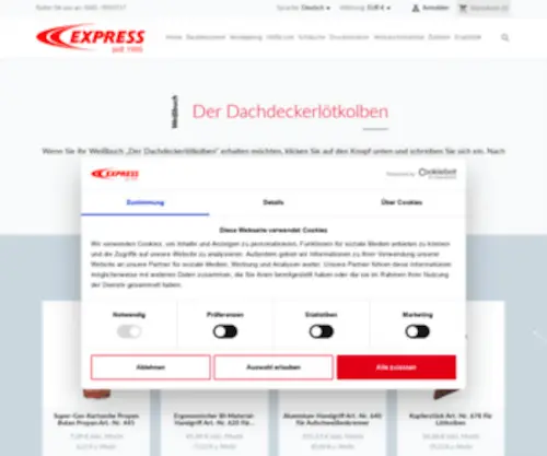 Guilbert-Express.de(Guilbert Express) Screenshot