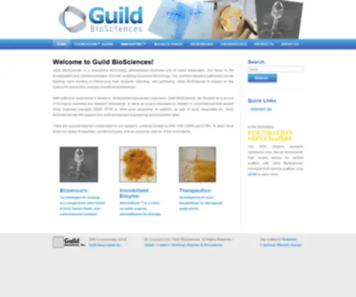 Guildbiosciences.com(Guild BioSciences) Screenshot