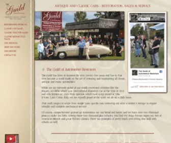 Guildclassiccars.com(The Guild of Automotive Restorers) Screenshot