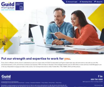 Guildcorrespondent.com(Guild Mortgage Correspondent) Screenshot