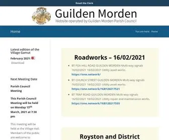 Guildenmorden.gov.uk(Serving the people of Guilden Morden) Screenshot