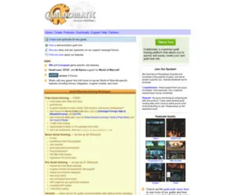 Guildomatic.com(Guild Hosting) Screenshot