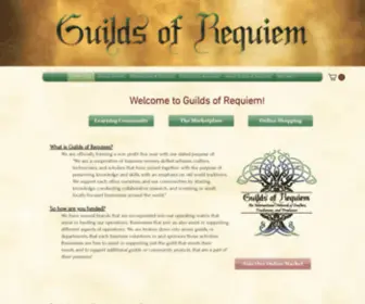 Guildsofrequiem.com(Natural Living & Old World Crafts) Screenshot