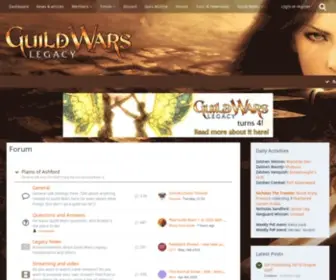 Guildwarslegacy.com(Guild wars legacy) Screenshot