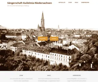 Guilelmia-Niedersachsen.de(Sängerschaft Guilelmia) Screenshot