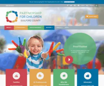 Guilfordchildren.org(The Partnership for Children) Screenshot