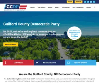 Guilforddems.org(Guilford County Democratic Party) Screenshot