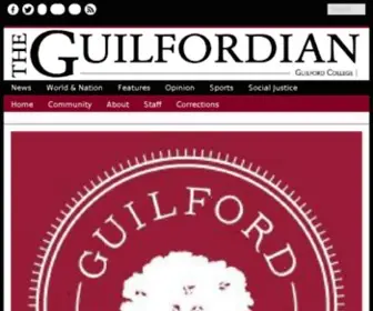 Guilfordian.com(The student news site of Guilford College) Screenshot