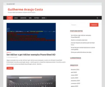 Guilhermearaujo.com.br(Guilherme Araujo Costa) Screenshot