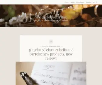 Guillaume-Jouis.com(The curious clarinet) Screenshot