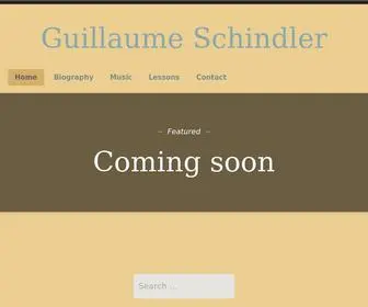 Guillaumeschindler.com(Guillaume Schindler) Screenshot