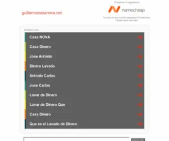 Guillermocasanova.net(Guillermo Casanova) Screenshot