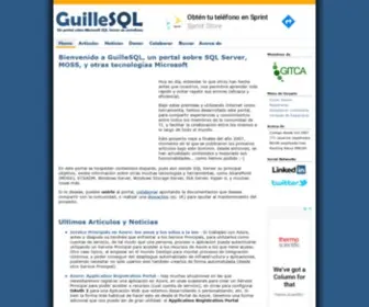 Guillesql.es(SQL Server) Screenshot