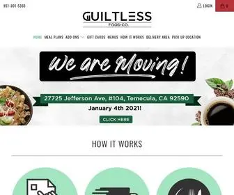 Guiltlessfoodco.com(Guiltless Food Co) Screenshot