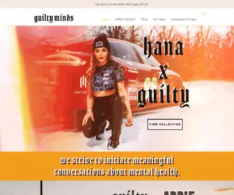 Guiltyclothing.com(Guilty Minds Guilty Minds Clothing) Screenshot