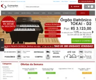 Guimaraescomercial.com.br(A maior variedade de Instrumentos Musicais (amador e profissional)) Screenshot