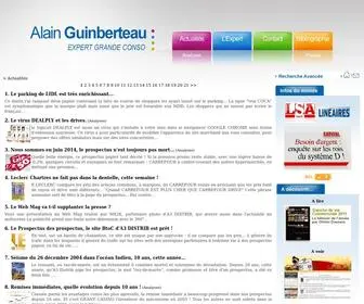 Guinberteau.com(Alain GUINBERTEAU) Screenshot