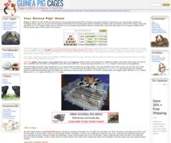 Guineapigcages.com(Your complete source for Guinea Pig Cages) Screenshot