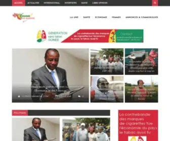 Guineeenmarche.com(Site d'informations) Screenshot