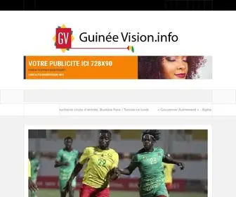 Guineevision.info(TRANSPARENCE-HONNETETE-RESPECT Information à la Une en Guinée) Screenshot