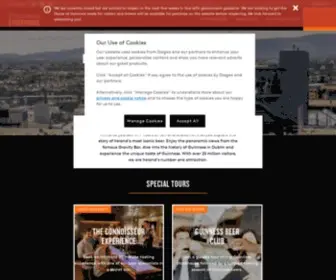 Guinness-Storehouse.com(Guinness Storehouse) Screenshot