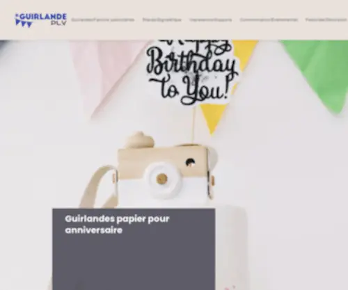Guirlande-PLV.com(Un accessoire décoratif de festivités) Screenshot