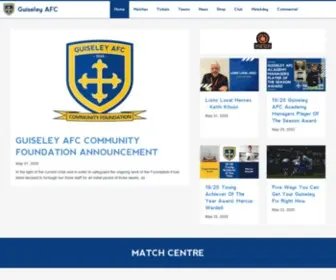 Guiseleyafc.co.uk(Guiseley AFC) Screenshot